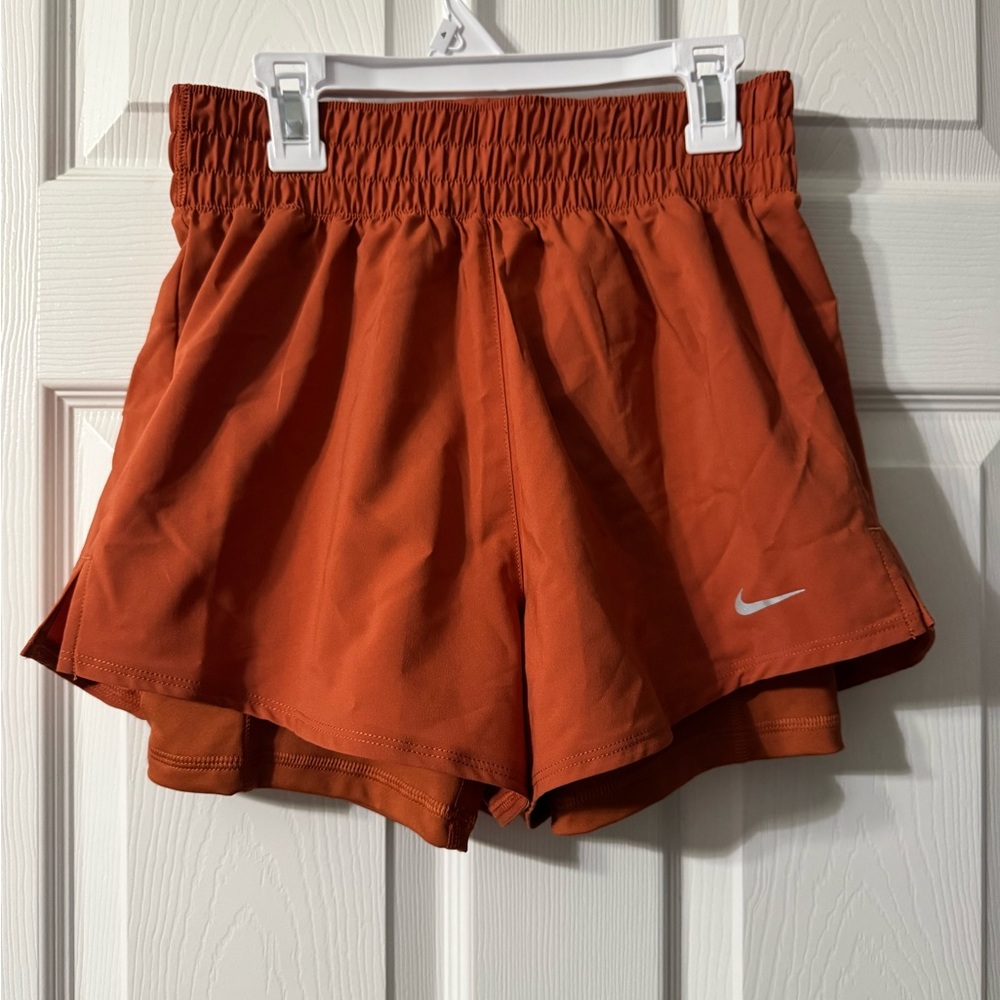 Nike Women's Burnt Orange Athletic Shorts